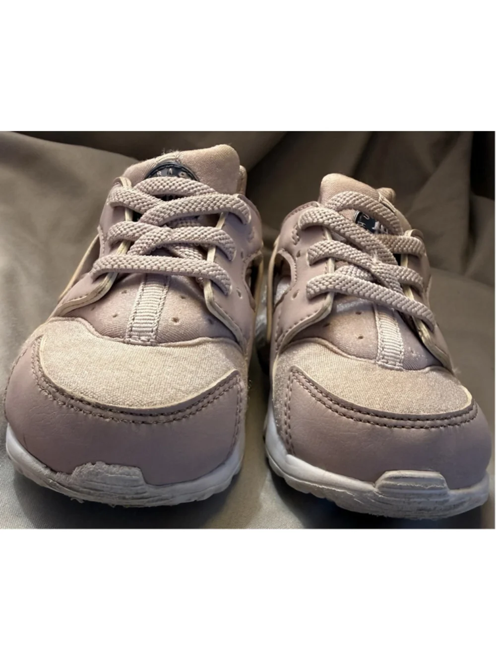 Nike 704952-603 Huarache Run Toddler Shoes 7C Rose/Beige